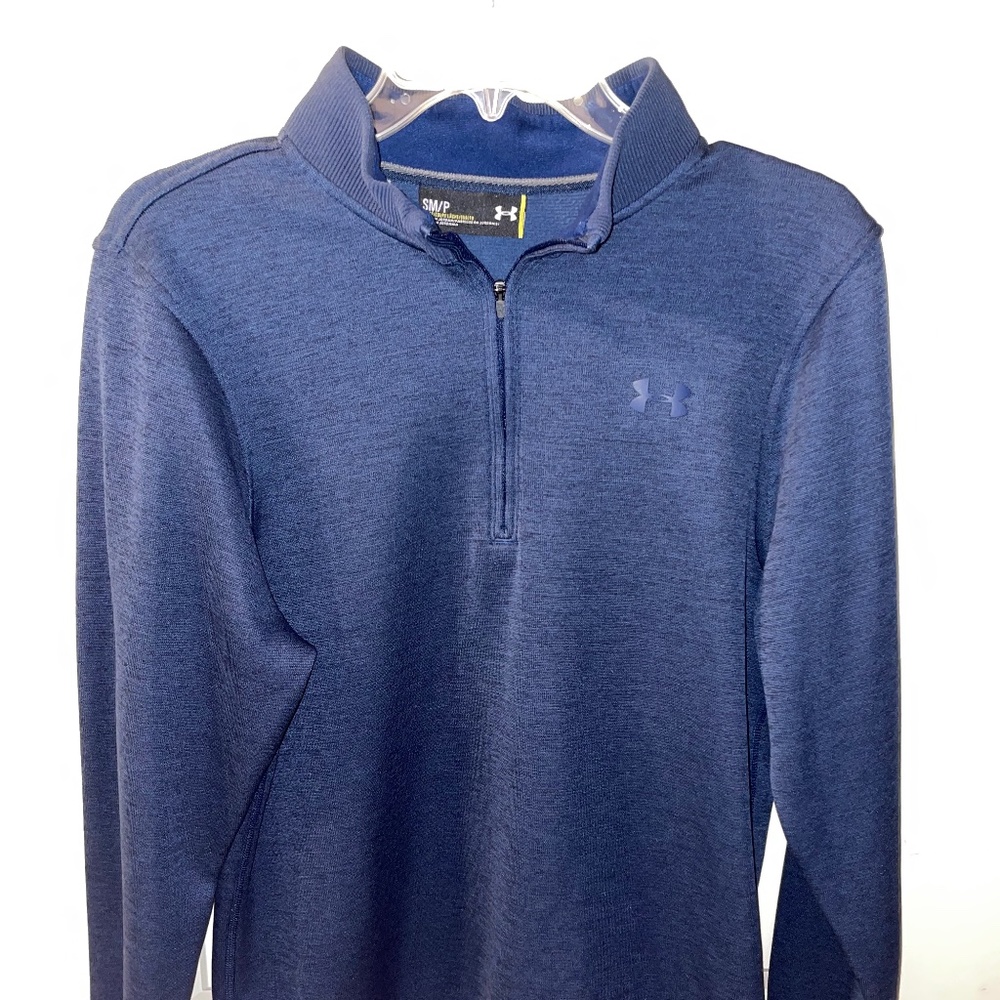 Under Armour Navy 1/2 zip small